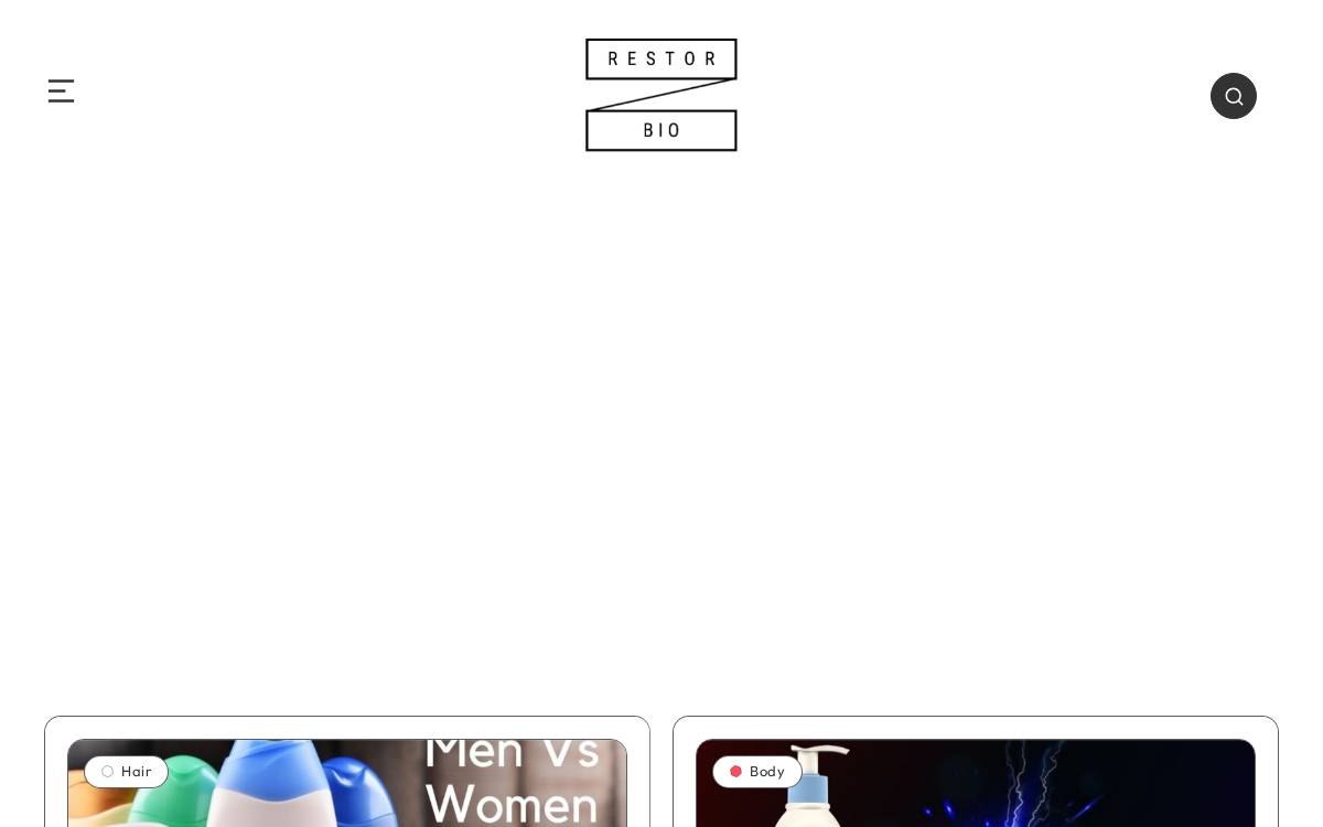Restorbio website preview