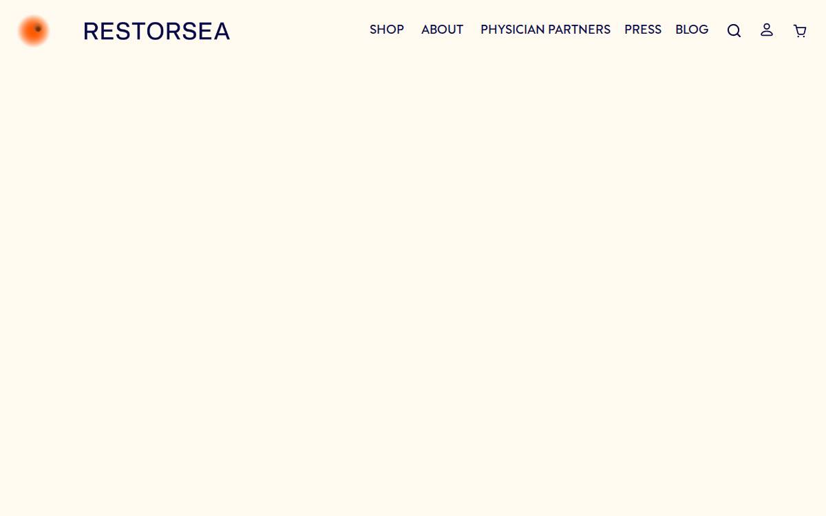 Restorsea website preview