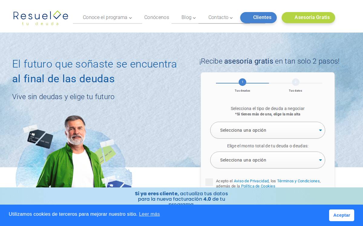 Resuelve website preview