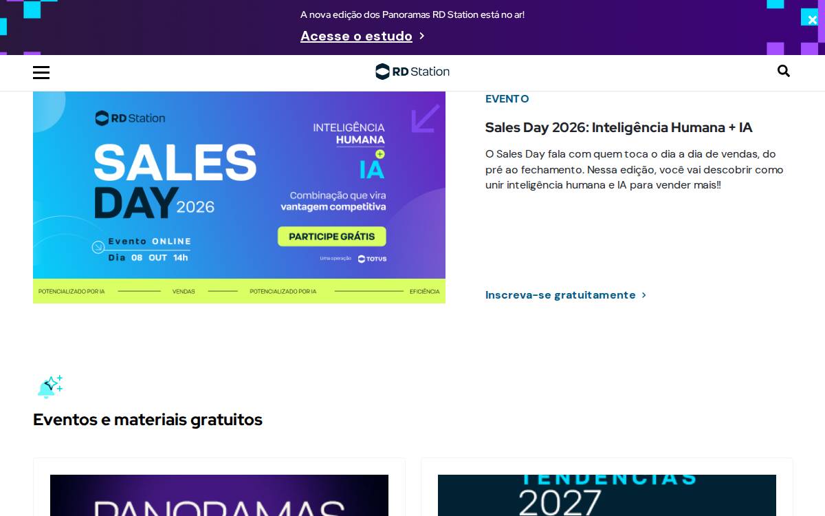Resultados Digitais website preview