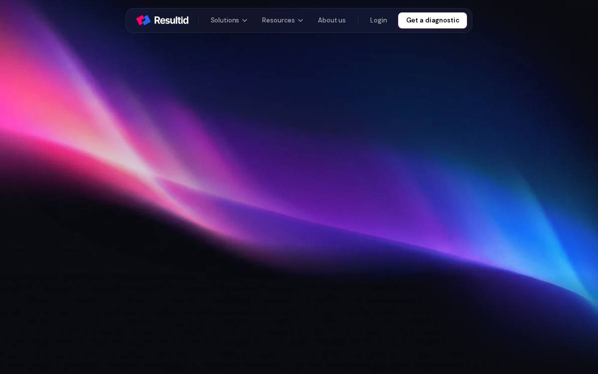 Resultid website preview