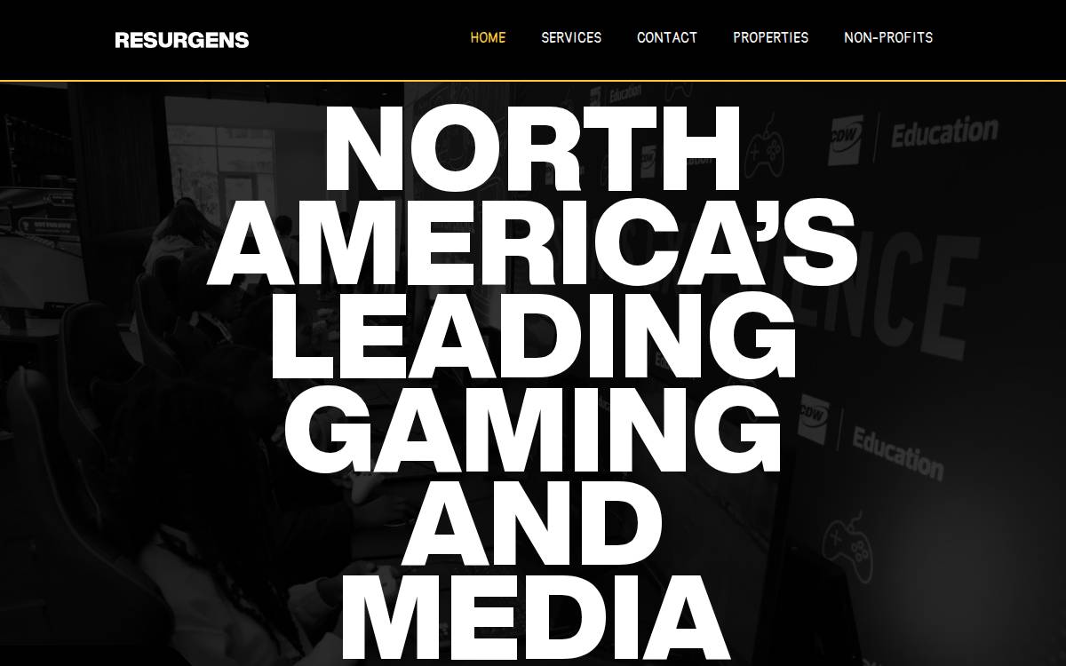 Resurgens website preview