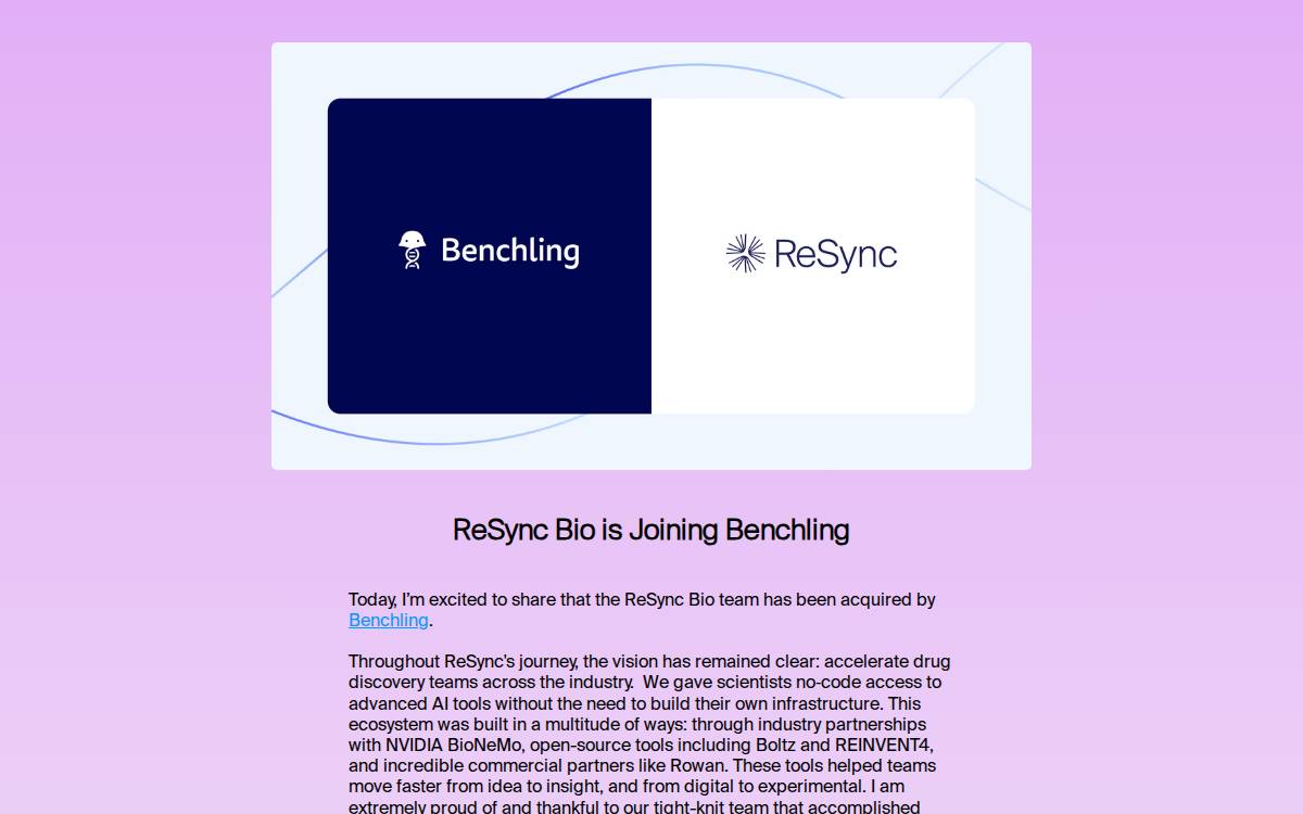 Resync website preview