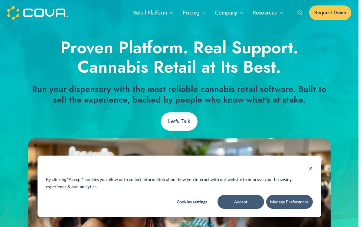 Retail Innovation Labs Inc. (Cova) website preview