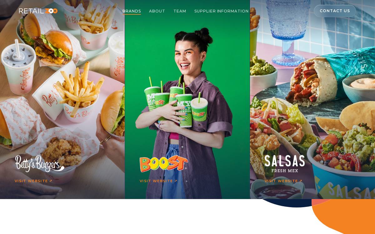 Retail Zoo website preview