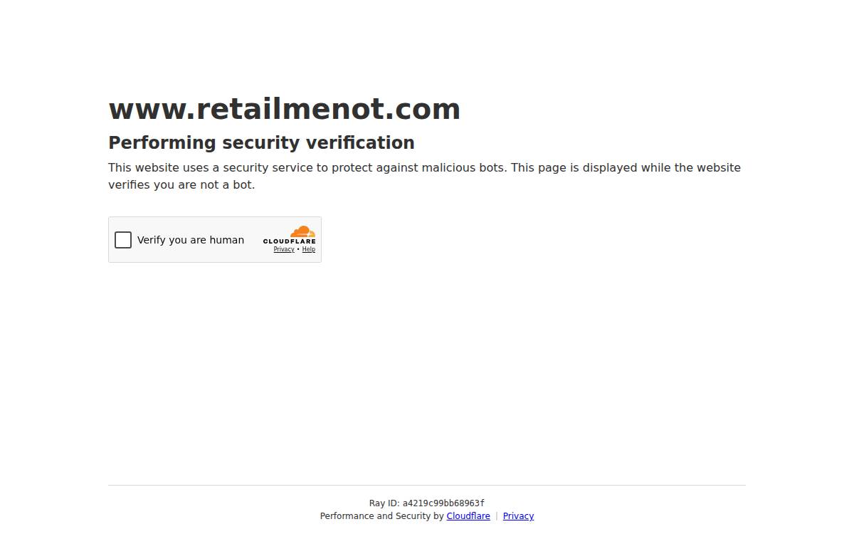 RetailMeNot website preview