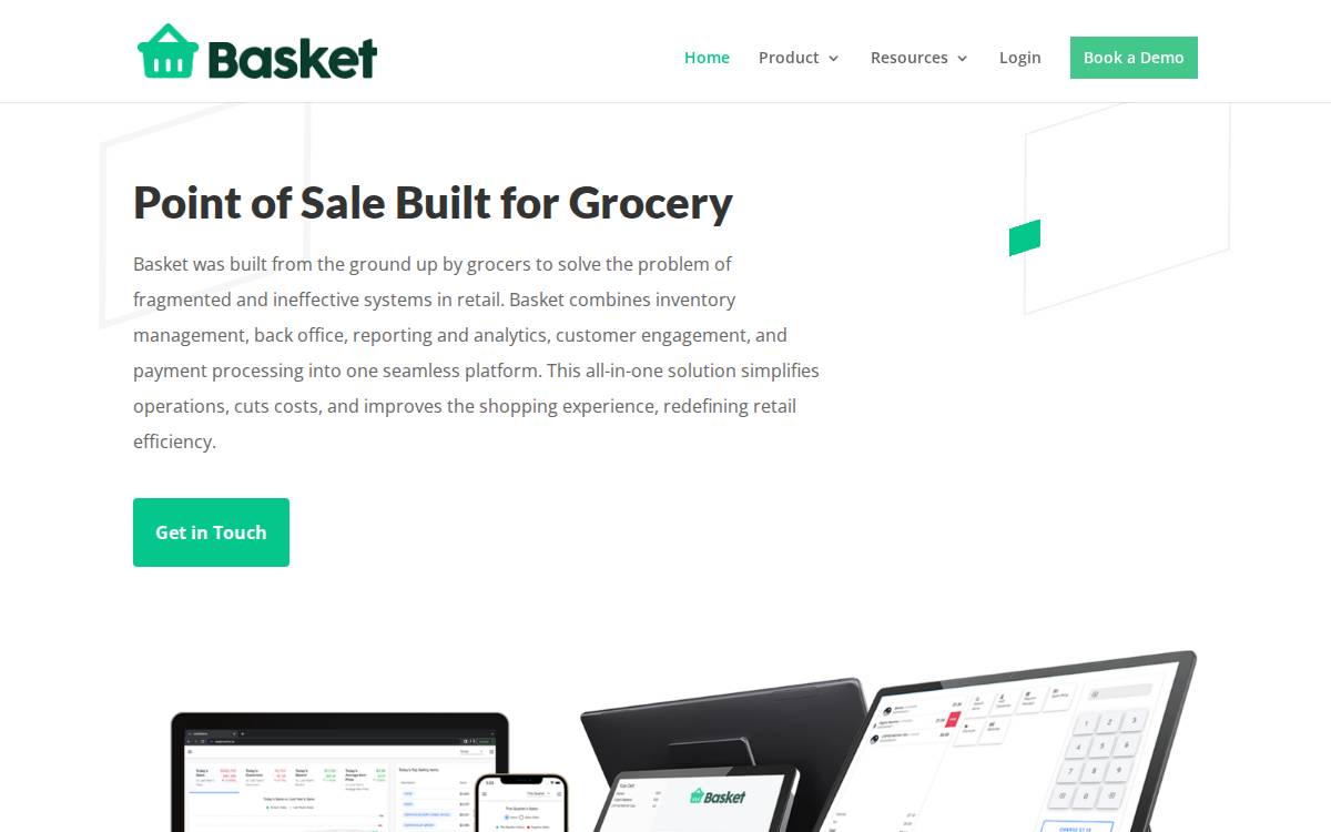 retailMetrix website preview