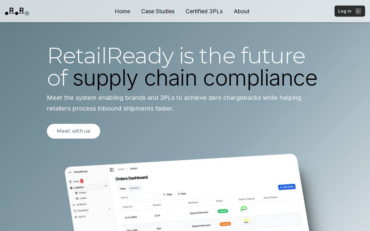 RetailReady website preview