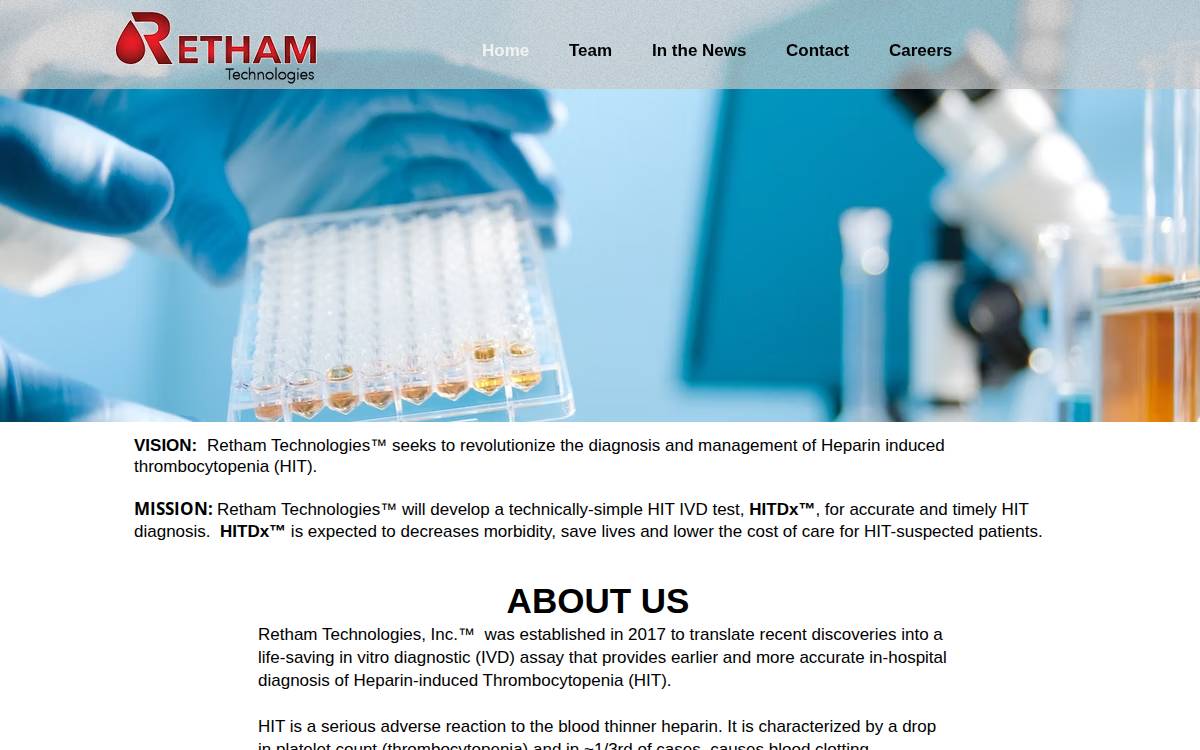 RETHAM TECHNOLOGIES LLC website preview