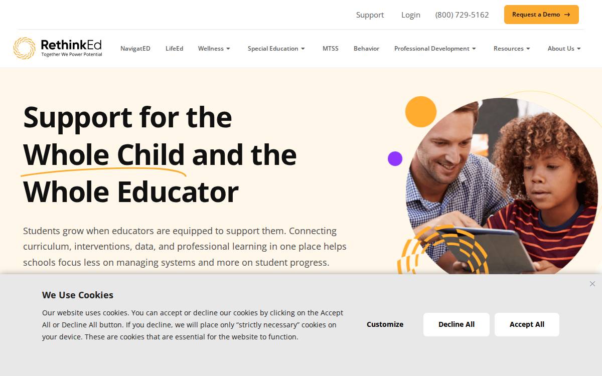 Rethinked website preview