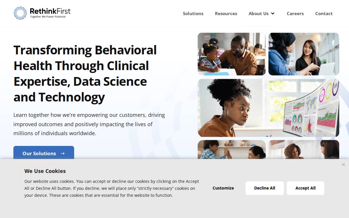 Rethinkfirst website preview
