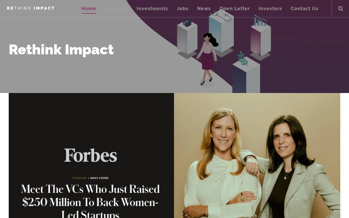 Rethinkimpact website preview
