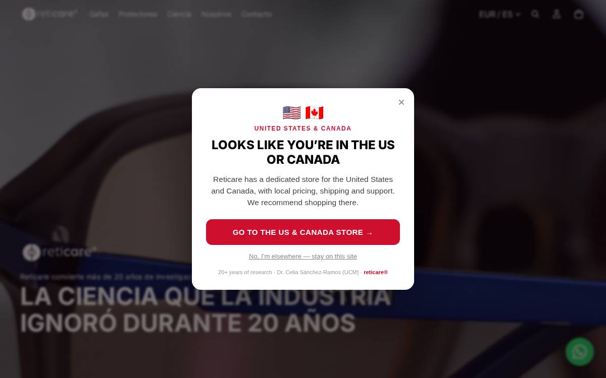 Reticare website preview