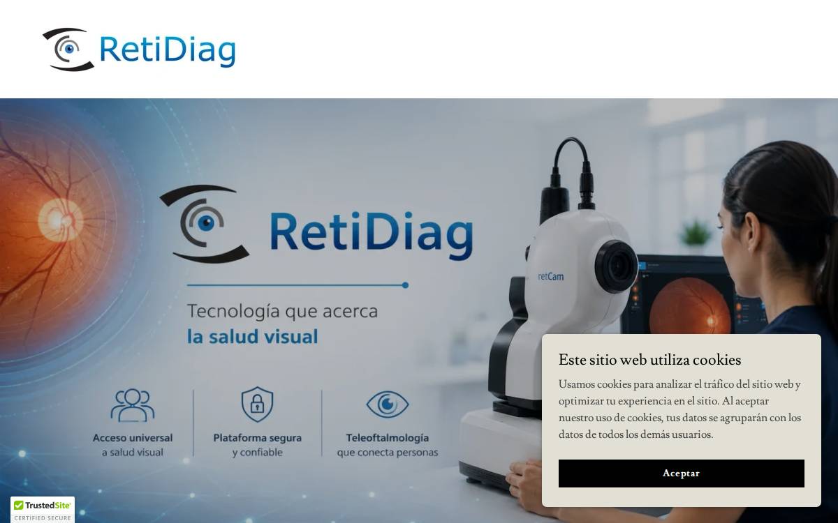 Retidiag website preview