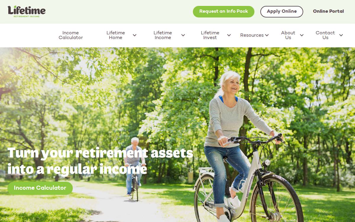 Retirement Income Group website preview