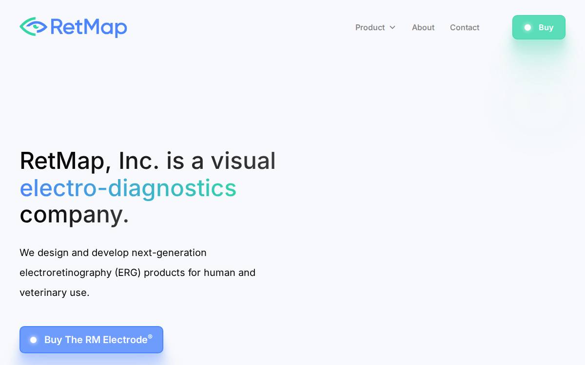 RetMap website preview