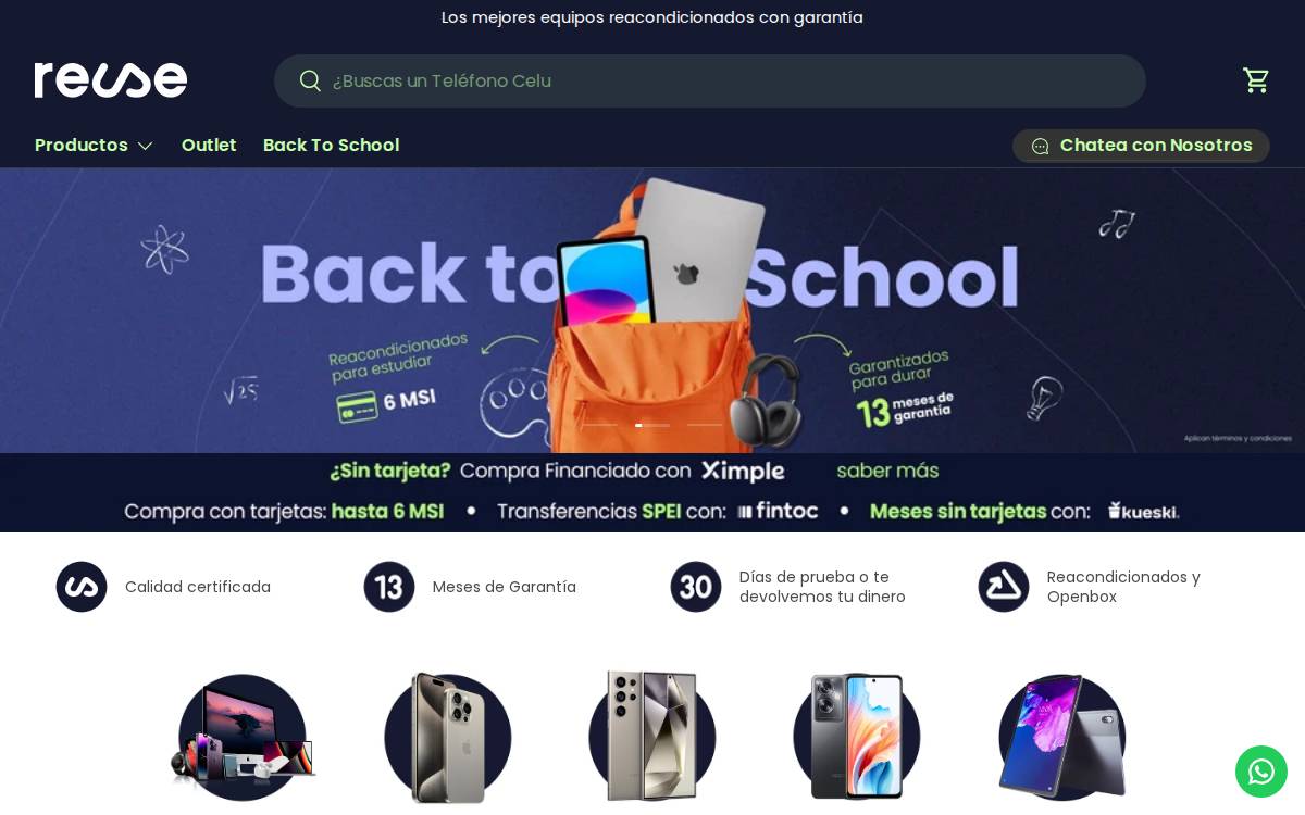 Reuse website preview