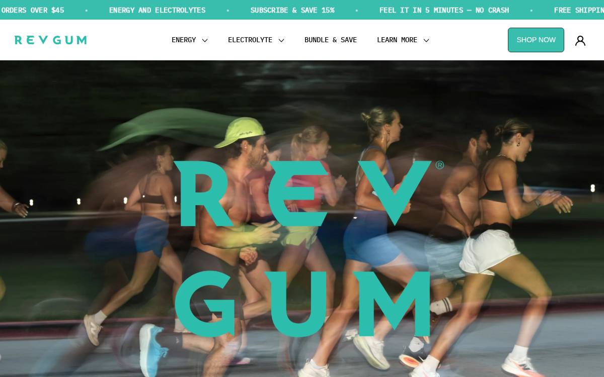 Rev Gum website preview