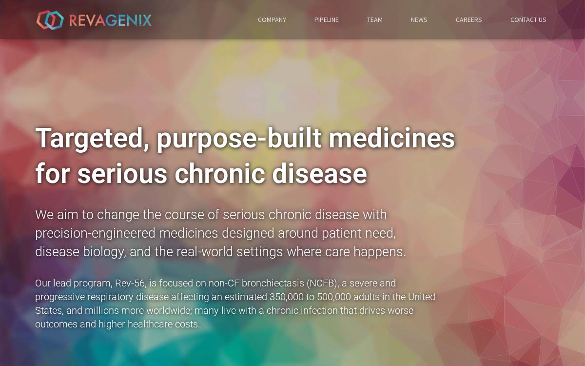 Revagenix website preview