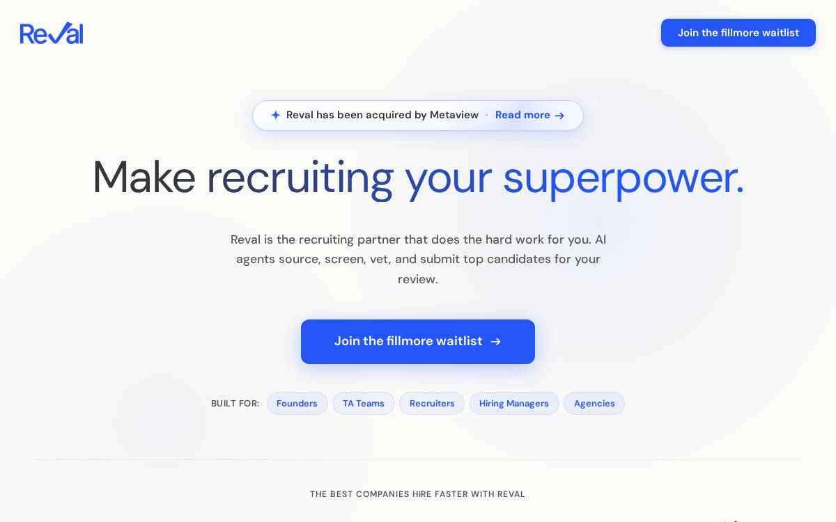 Reval website preview