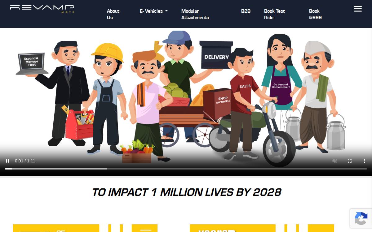 Revamp Moto website preview