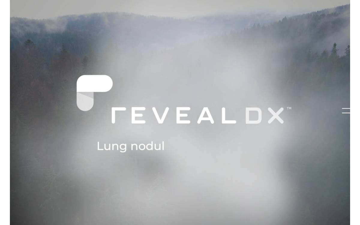 Reveal Dx website preview