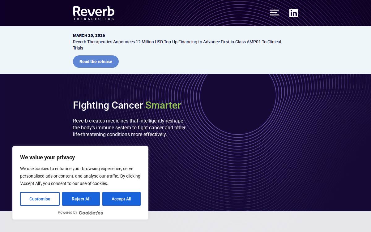 Reverbtx website preview