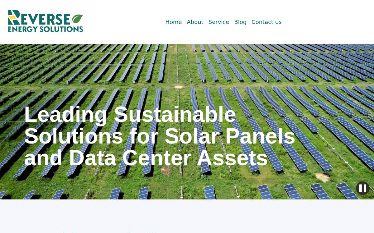Reverse Energy Solutions Delaware Corp. website preview