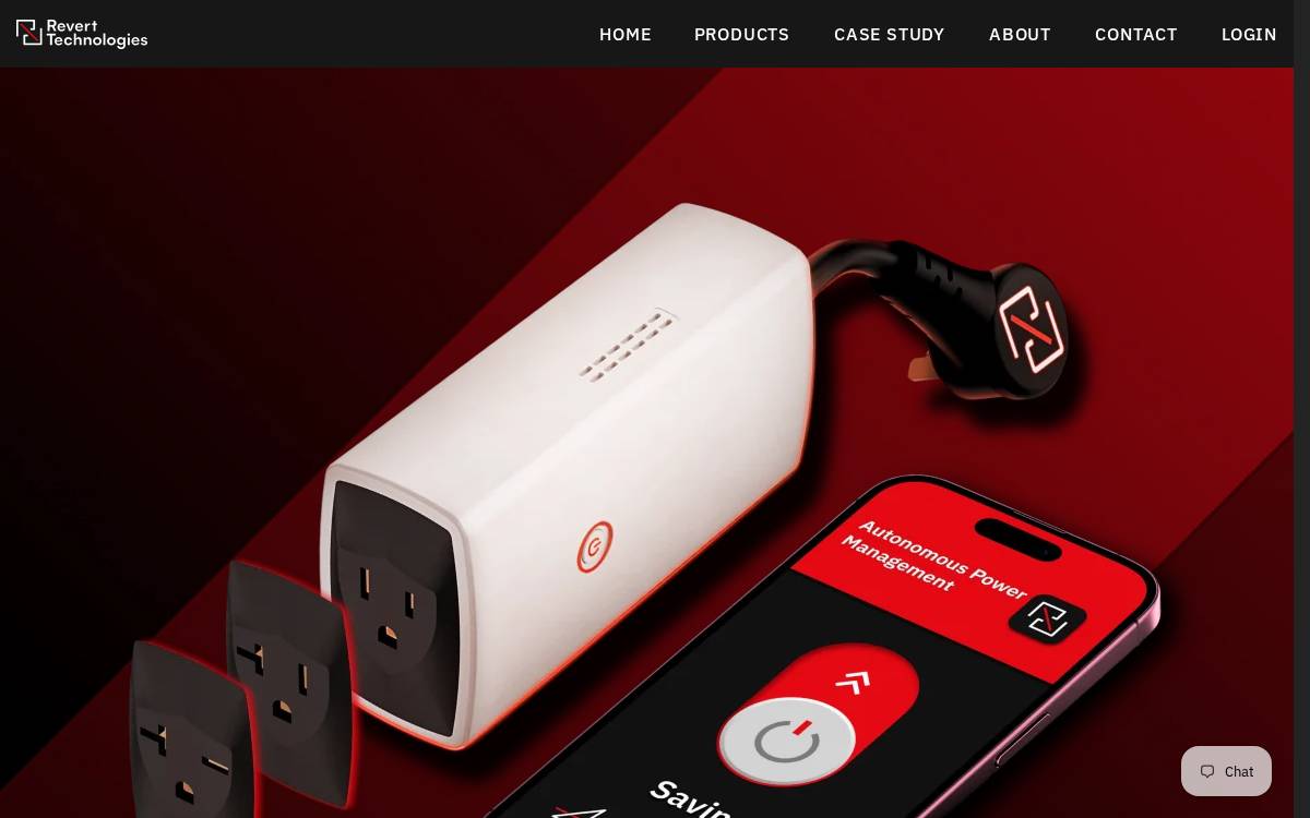 ReVert Technologies website preview