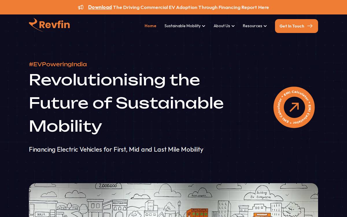 Revfin website preview