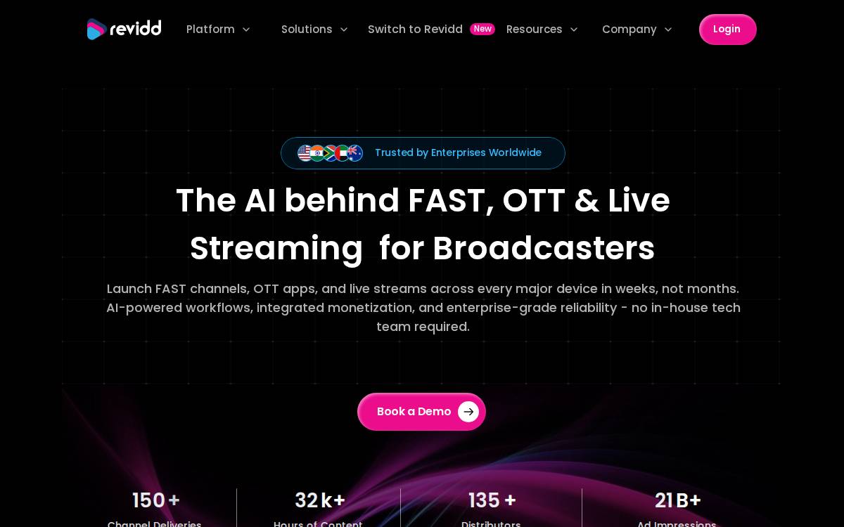 Revidd website preview