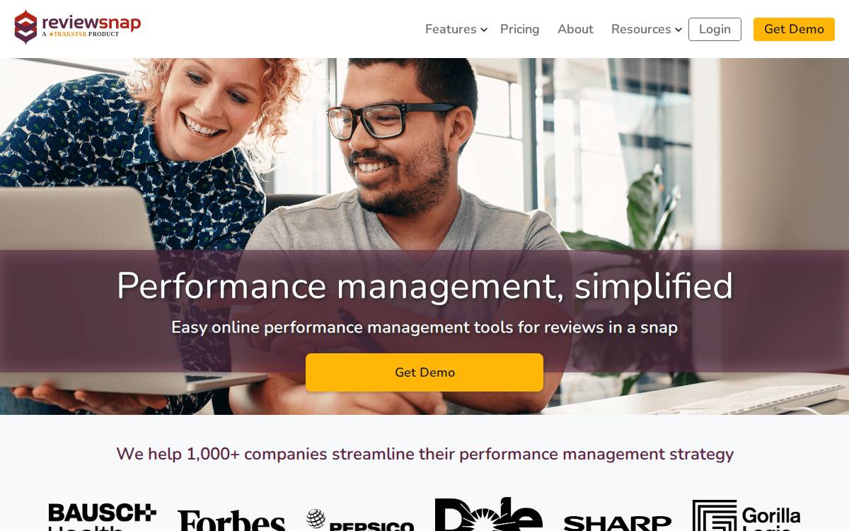 Reviewsnap.com website preview
