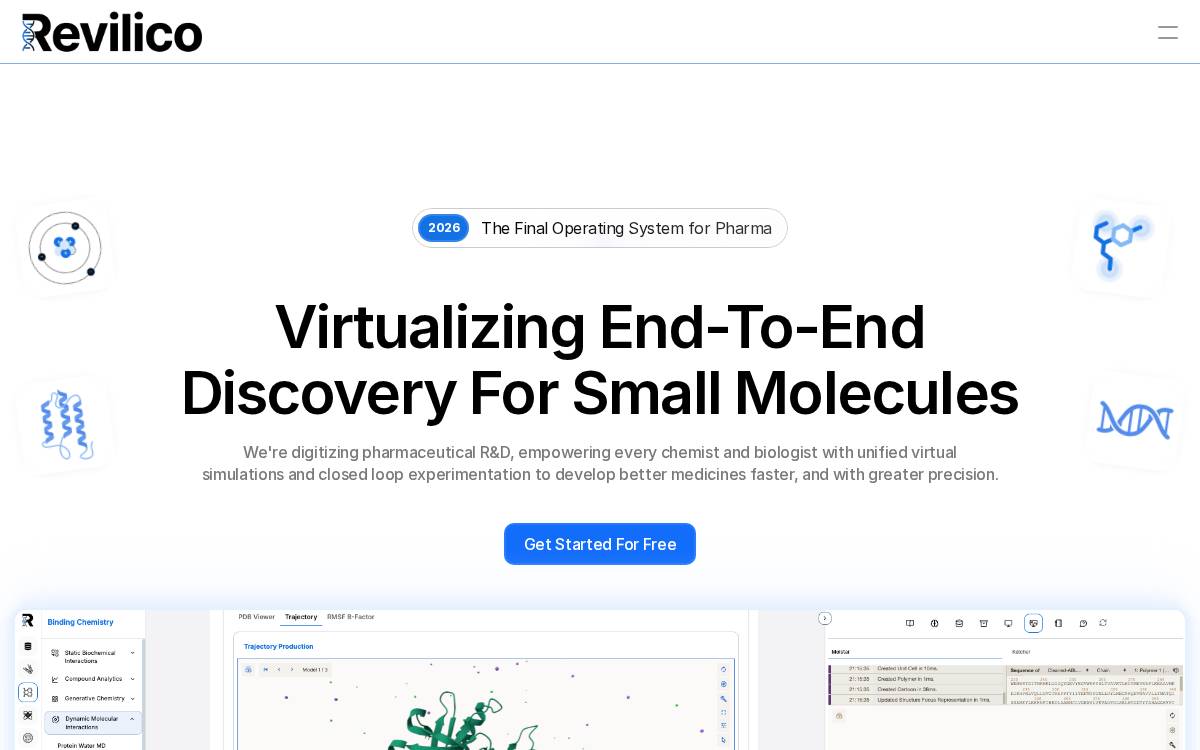 Revilico website preview