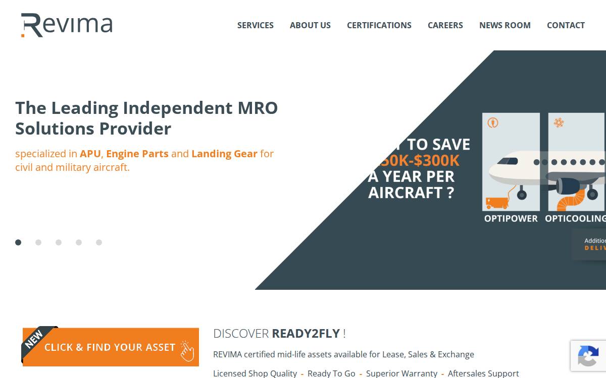 Revima website preview