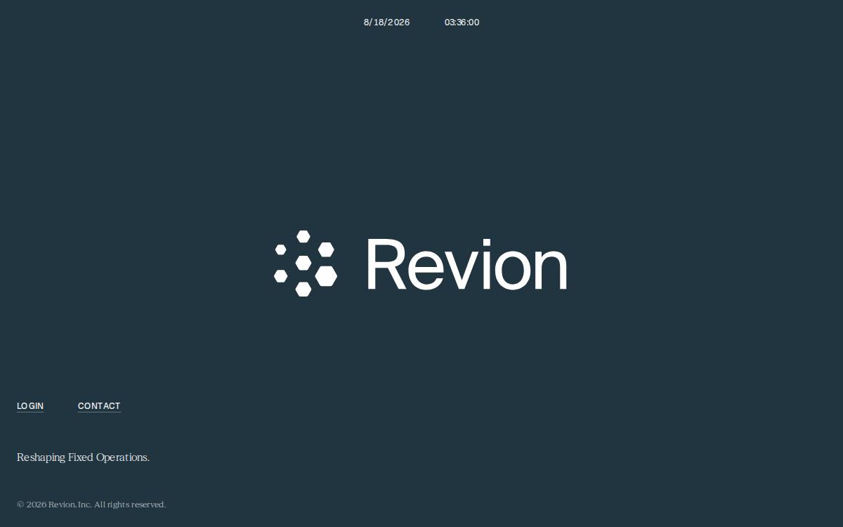 Revion website preview