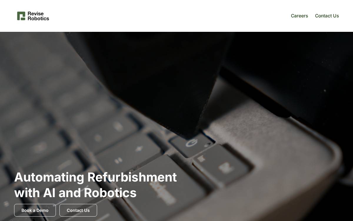 Revise Robotics website preview