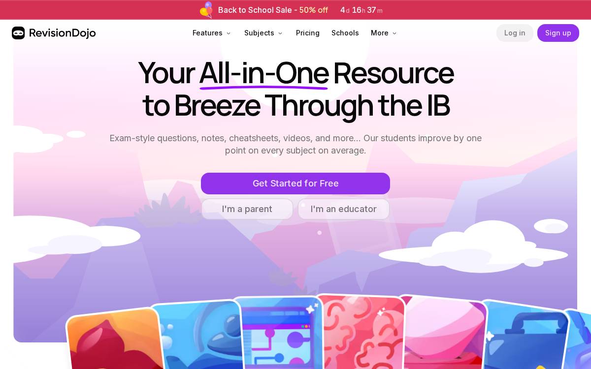 RevisionDojo (StudyDojo) website preview