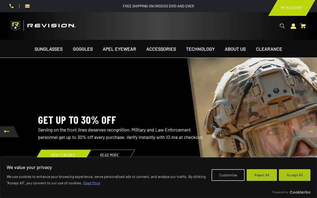 Revisionmilitary website preview