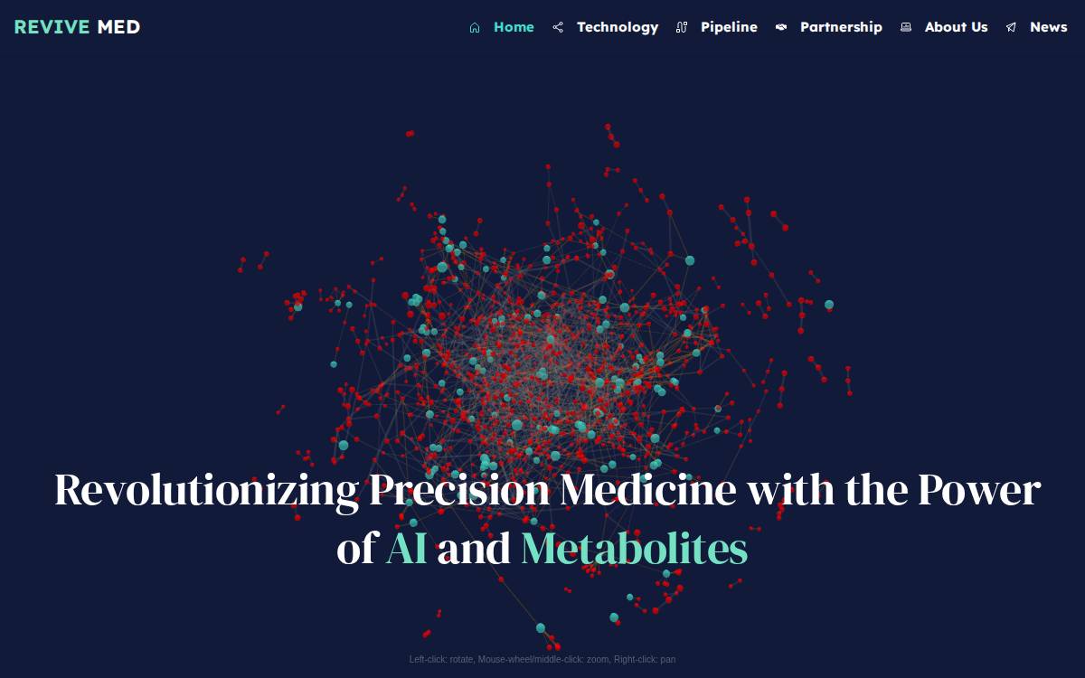 ReviveMed website preview