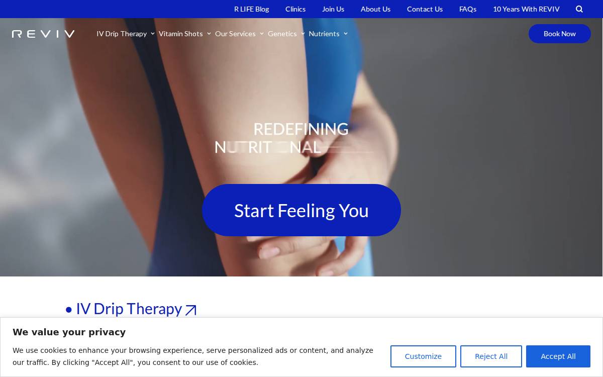 Revivme website preview