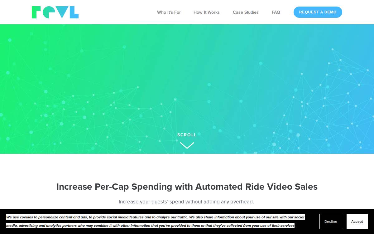 Revl website preview