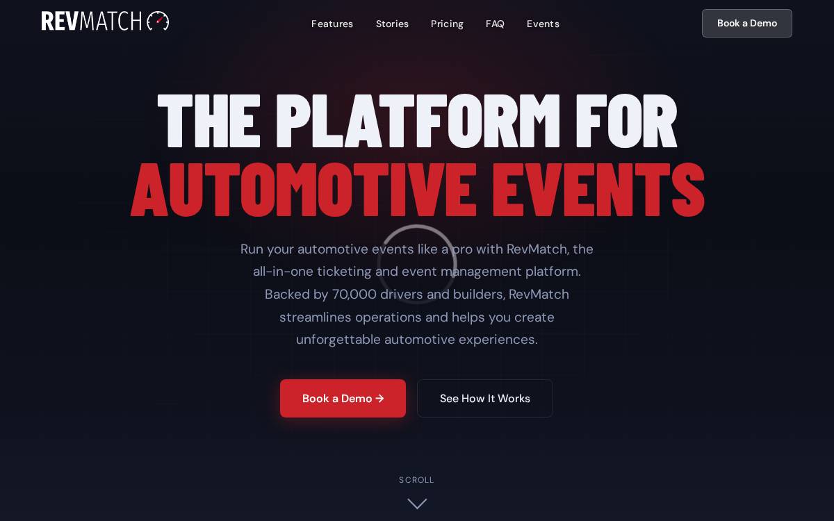 RevMatch Technologies website preview