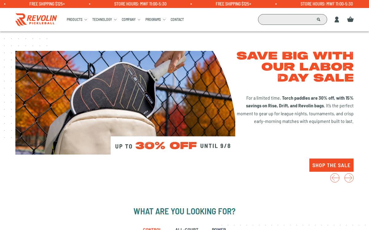 Revolin Sports website preview