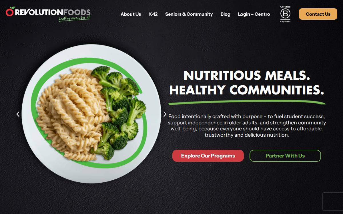 revolution-foods-bg website preview