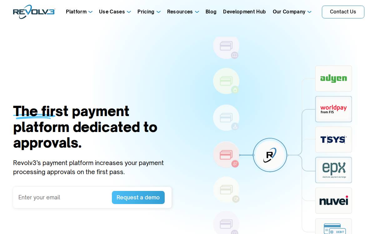 Revolv3 website preview