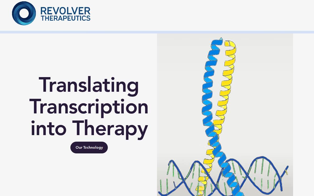 Revolver Therapeutics Seed website preview