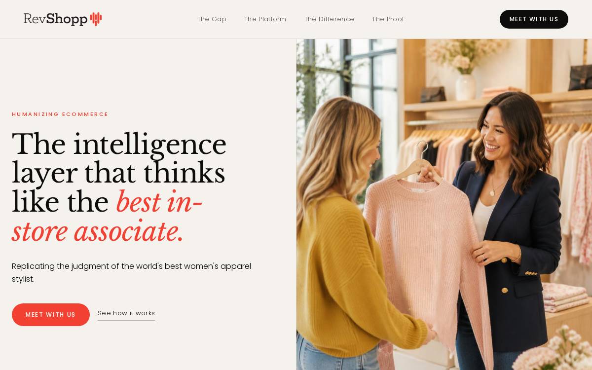 RevShopp website preview