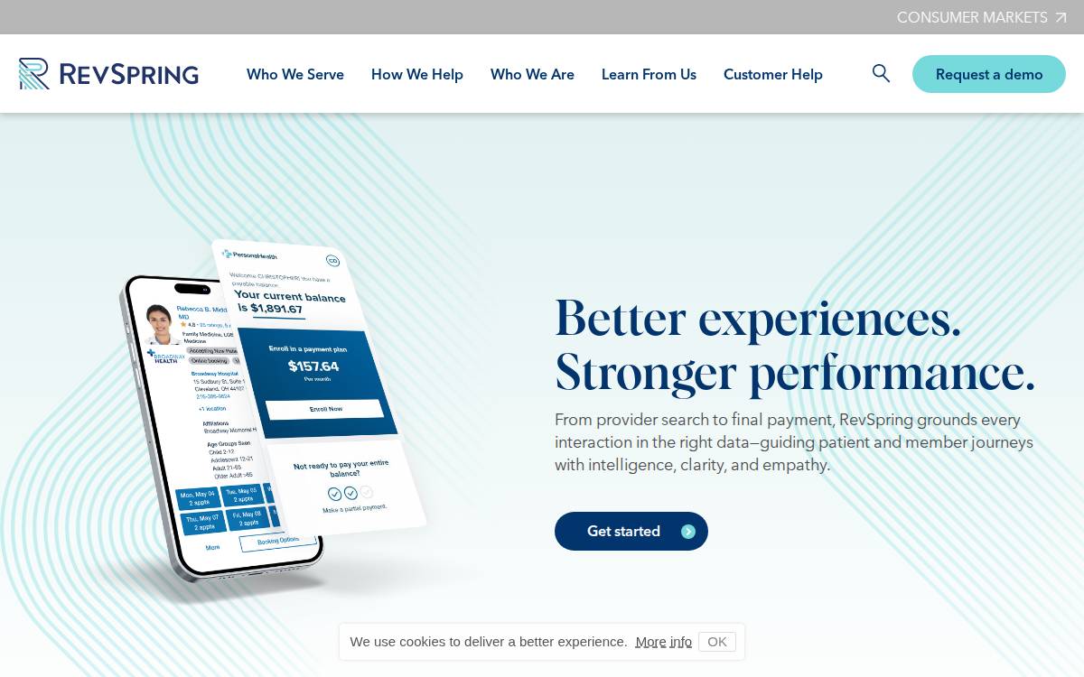RevSpring website preview