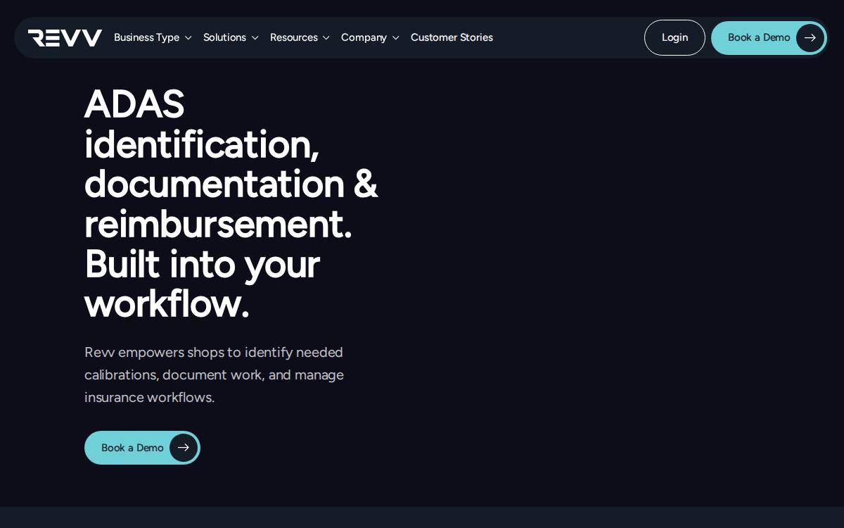 Revv website preview