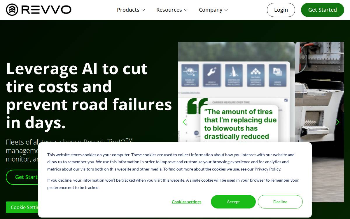 Revvo website preview